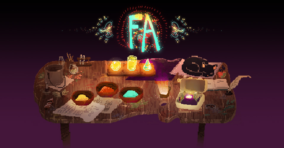 Le header de Firework Alchemist