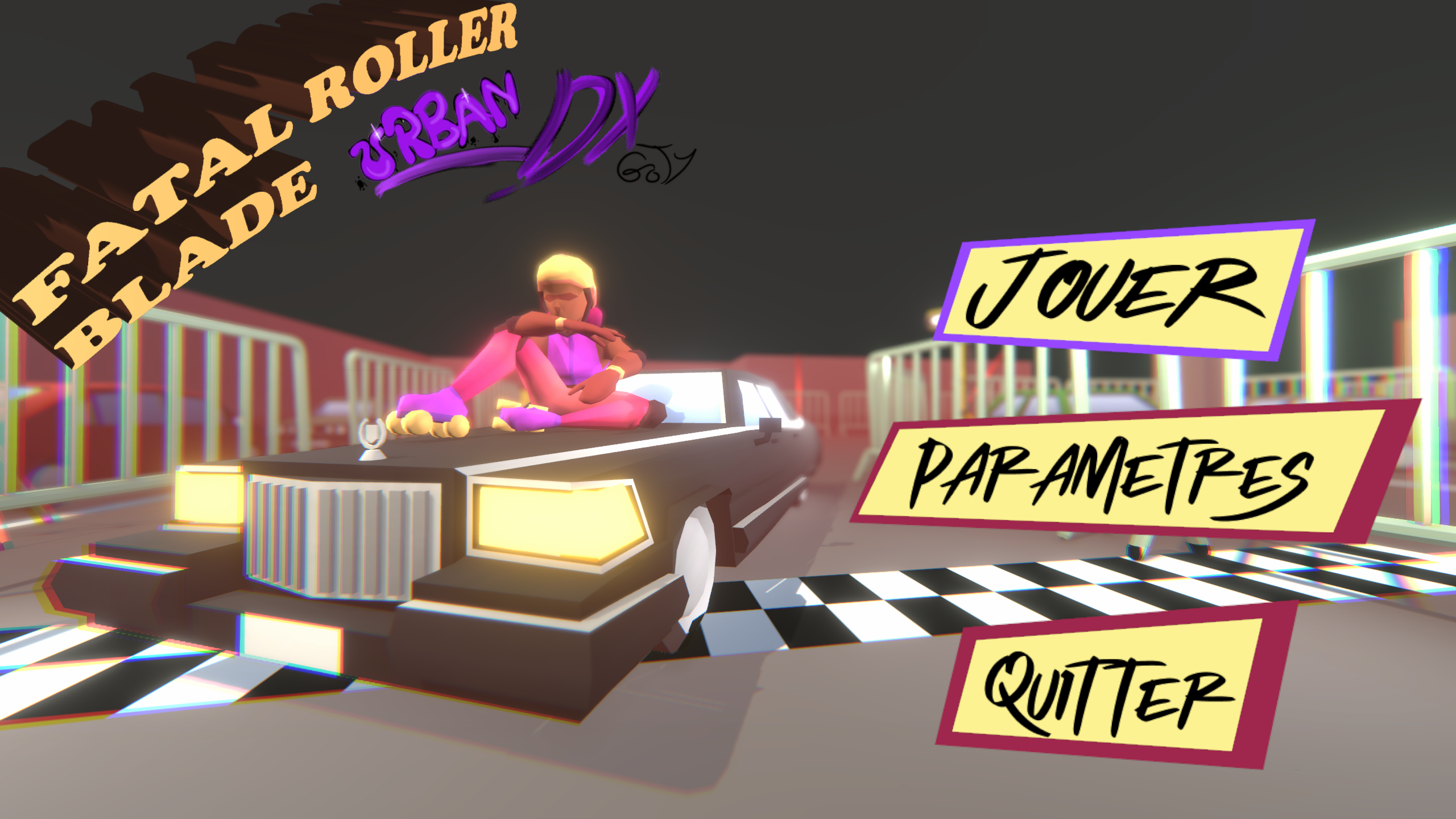 Le menu principal du jeu